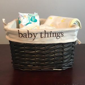 basket for baby things